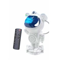 Gece Lambası Astronot Bluetooth Hoparlörlü Galaksi Işık Projektörü