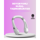 Giyilebilir Bladeless Boyun Fanı | 360° Serinlik, 5 Kademe Rüzgar, USB Şarjlı Sessiz Mini Klima