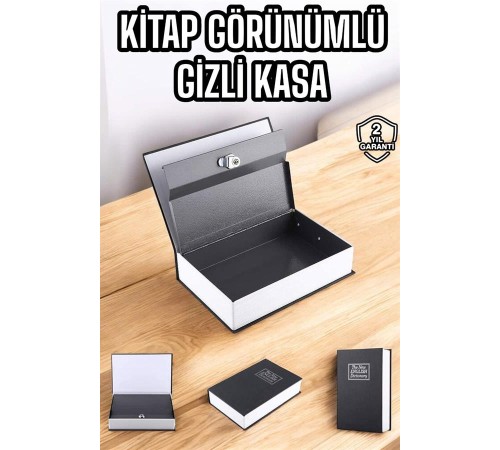 Gizli Kasa İngilizce Sözlüğü Kitap Görünümlü Anahtarlı Gizli Mini Çelik Kasa Kilitli Gizli Kasa İngilizce Sözlüğü Kitap Görünümlü Anahtarlı Gizli Mini Çelik Kasa Kilitli