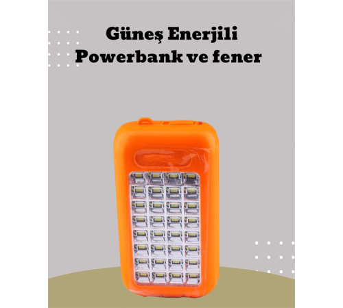 Güneş Paneli Destekli Powerbank ve LED Işıldak – 10000 mAh, Çift USB, Outdoor Kullanım İçin Güneş Paneli Destekli Powerbank ve LED Işıldak – 10000 mAh, Çift USB, Outdoor Kullanım İçin