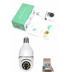 Güvenlik Kamerası Wi-Fi Özellikli 360 Derece Full Hd 1080p Ampül Kamera