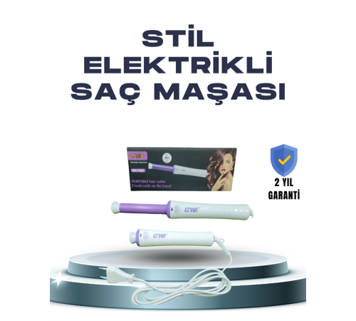 GW 32mm Döner Başlıklı Saç Kıvırma Makinesi – Her An Her Yerde Profesyonel Şekillendirme