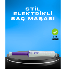 GW Saç Kıvırma Makinesi – 360° Döner Başlık, Negatif İyon Teknolojisiyle