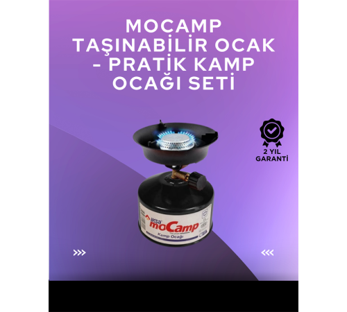 Hafif ve Kompakt Tasarımlı Taşınabilir Kamp Ocağı – Ergonomik Kullanım