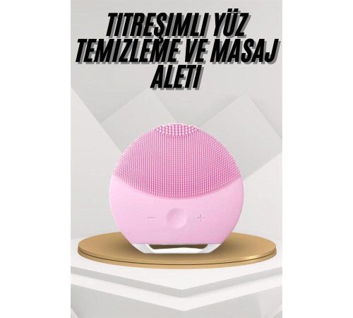 Hassas Ciltlere Özel Titreşimli Yüz Temizleme ve Masaj Aleti Hassas Ciltlere Özel Titreşimli Yüz Temizleme ve Masaj Aleti