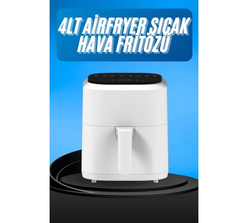 Hava Fritözü 4L Airfryer Pratik Uzun Ömürlü Yağsız Pişirme Taşınabilir