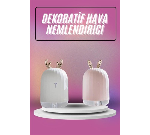 Hava Nemlendirici Ultrasonik Aromaterapi Difüzör Tavşan Nemlendirici