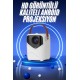 HD Ayaklı Portatif Projeksiyon Cihazı Bluetooth Wifi Akıllı Android İşlemcili