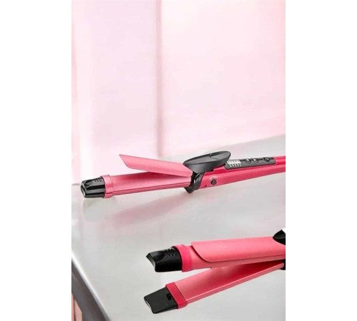 Hem Düzleştirici Hem Maşa Saç Şekillendirici