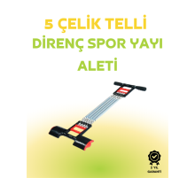 Paslanmaz Çelik Yaylı Çoklu Dirençli Kol ve Gövde Egzersiz Aleti