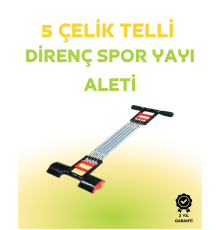 Paslanmaz Çelik Yaylı Çoklu Dirençli Kol ve Gövde Egzersiz Aleti