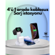 iPhone, Apple Watch ve AirPods ile Uyumlu 4'ü 1 Arada Şarj Ünitesi – Tüm Apple Cihazları Tek Noktada