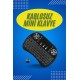 Işıklı Kablosuz Mini Klavye ve Dokunmatik Mouse Seti Türkçe Kablosuz