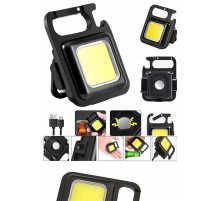 Işıldak USB Şarjlı Cep El Feneri Taşınabilir Mini Led Işık Çok Fonksiyonlu