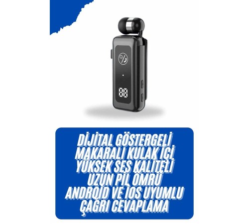 Kablolu Kulak İçi 5.2 Makaralı Titreşimli Bluetooth Kulaklık Hafıza Kart