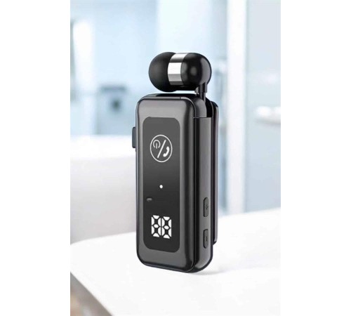 Kablolu Makaralı Bluetooth Kulaklık Uzun Pil Ömrü Dijital Göstergeli