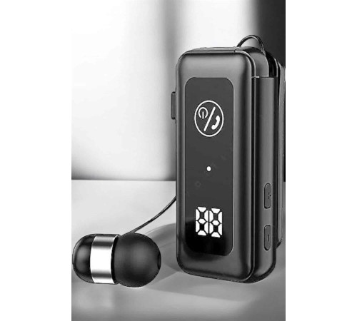 Kablolu Makaralı Bluetooth Kulaklık Uzun Pil Ömrü Dijital Göstergeli