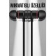 Kablolu Mıknatıslı Sport Kulaklık Bluetooth Bağlantılı