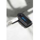 Kablosuz Bluetooth Aux Araç Kiti Siyah Hafıza Kartlı