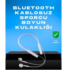 Kablosuz Bluetooth Kulaklık – Boyun Askılı, 100 Saat Pil Ömrü
