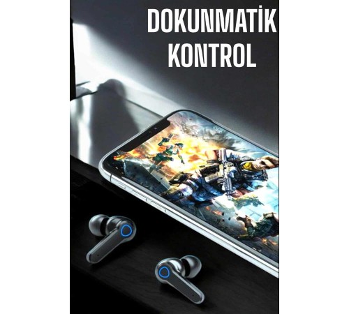 Kablosuz Bluetooth Kulaklık Dokunmatik Kontrol Uzun Pil Ömrü