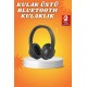 Kablosuz Bluetooth Kulaklık Kulak Üstü Mikrofonlu 5.0 Bluetooth ANC Özelliği