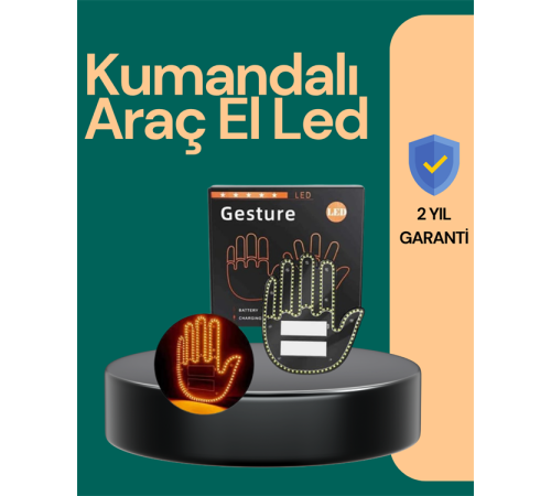 Kablosuz Kumandalı LED Jest Işığı – 3 Modlu Araba Arkası Mesaj Işığı, 203 LED ile Yüksek Parlaklık