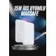 Kablosuz Magsafe Hızlı Şarj 5.000 mah Kablosuz Şarj Cihazı