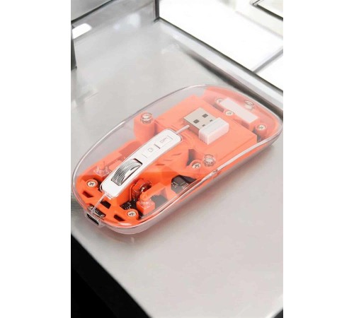 Kablosuz Mouse Fare 5.0 Bluetooth Bağlantılı USB Girişli