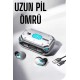 Kablosuz Powerbankli  Kulaklığı Gürültü Önleyici