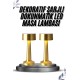Kablosuz Renkli Masa ve Gece Lambası Altın Rengi Dokunmatik Led Lamba