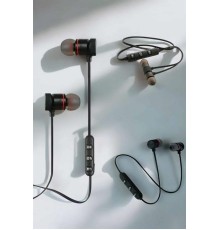 Kablosuz Sport Mıknatıslı Mikrofonlu Kulak İçi Kulaklık