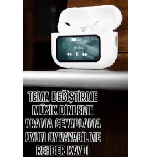 Kablosuz Yeni Nesil Bluetooth Bağlantılı Dokunmatik Ekranlı Kulak İçi Pro