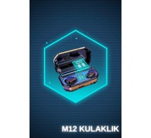 Kadınlar İçin 3 Kordonlu Akıllı Saat ve Dijital Göstergeli Powerbankli Bluetooth Kulaklık Dokunmatik Kontrol