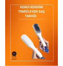 Kafa Derisi Masajlı Saç Tarağı – Kendini Temizleyen, Anti-Statik