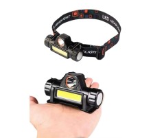 Kafa Lambası Çalışma Işığı Süper Parlak Mıknatıslı Lityum Lion Pilli