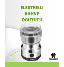 Kahve ve Baharat Değirmeni | Kompakt, Hafif, Hızlı Öğütme, Şeffaf Kapaklı, Kolay Kullanım