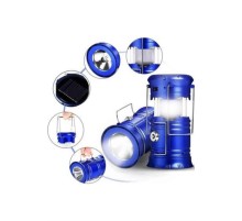 Kamp Lambası Solar Şarjlı Kızaklı Kamp Feneri Led Lamba Işıldak