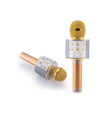 Karaoke Mikrofon Dahili Hoparlörlü Sd-usb-aux Girişli Bluetooth Hoparlör