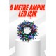 Karışık Renk Pilli Led Işık Çok Fonksiyonlu Enerji Tasarruflu 5 Metre