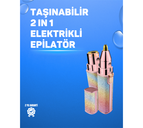 Kaş ve Yüz Epilation Aleti – Kolay Kullanımlı, Portatif Shaver USB Şarjlı