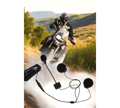 Kask Kulaklığı Motosiklet Intercom Interkom Dinleme Konuşma Özellikli Su Geçirmez