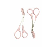 Kavisli Kaş Düzeltici Seti Kaş Makası ve Kaş Usturası Paslanmaz Çelik Bıçaklı