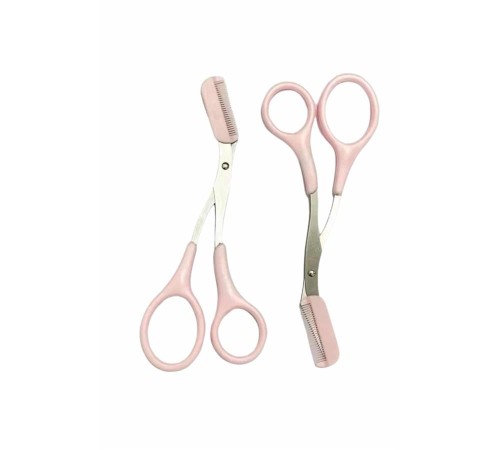 Kavisli Kaş Düzeltici Seti Kaş Makası ve Kaş Usturası Paslanmaz Çelik Bıçaklı