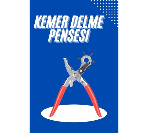 Kemer Delici Kemer Delme Pensesi Delik Açıcı Şık Aparatı Aparat
