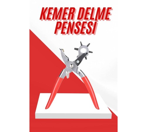 Kemer Delme Pensesi 6 Farklı Boyutta Kemer Delici Ev Deri Kemer