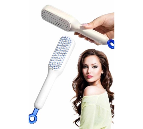 Kendi kendini Temizleyebilen Hijyenik Saç Fırçası Anti-Statik Teknolojisi