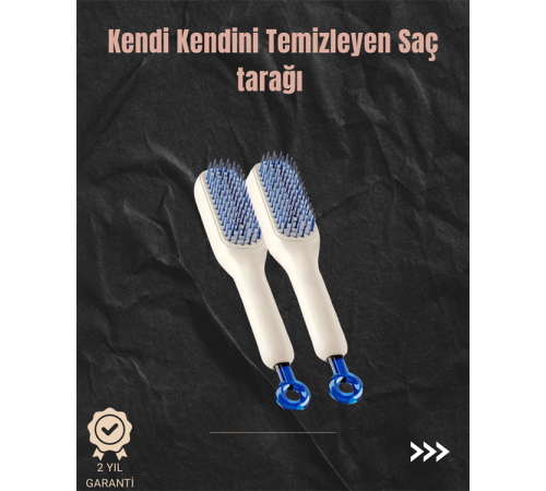 Kendini Temizleyen Hava Yastıklı Saç Tarağı – Düğümsüz Tarama
