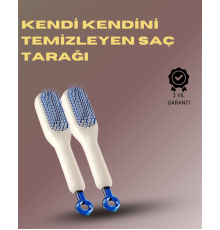 Kendini Temizleyen Masajlı Saç Tarağı – Anti-statik, Ergonomik Tasarım