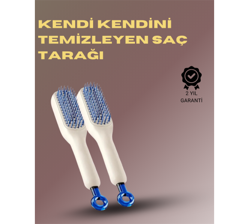 Kendini Temizleyen Masajlı Saç Tarağı – Anti-statik, Ergonomik Tasarım